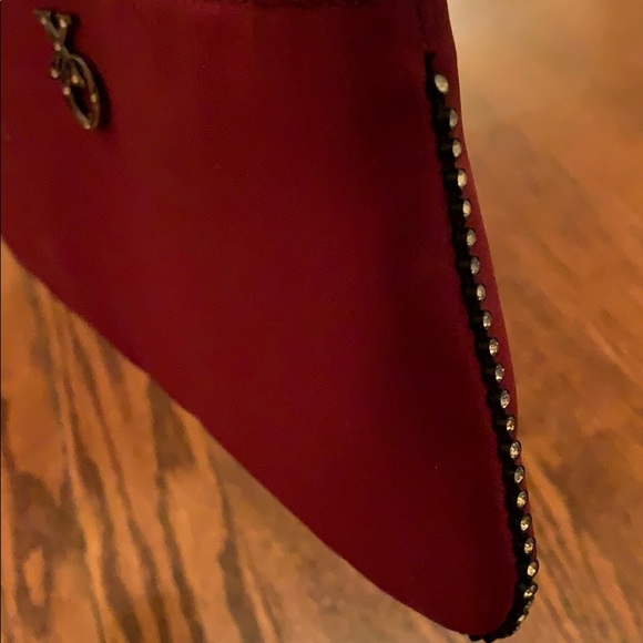 Vynil mini purse with xo design and jewelled side - Picture 5 of 5